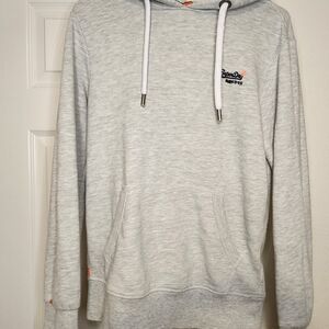 Superdry Men's Orange Label Lite Hoodie  in Pearl Grey Grit